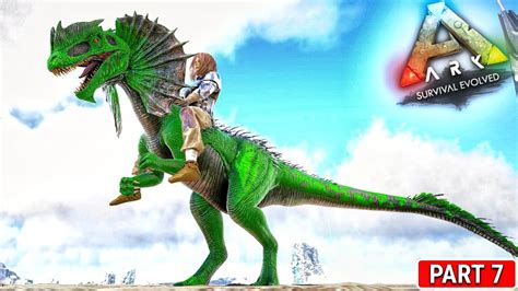 Scary Delta Dilophosaurus Taming In Ark Ice Age 🔥🔥🔥 Ark Ice Age Ark