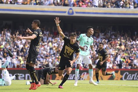 Dinenno comanda la goleada de Pumas frente a León en CU