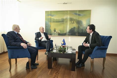 Prime Minister Kurti Hosted The German Diplomat And Former Head Of