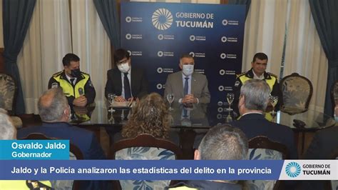 Jaldo Y La Policía Analizaron Las Estadísticas Del Delito En La