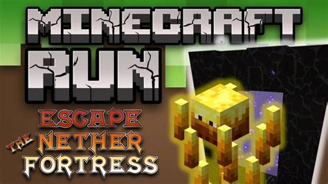 Minecraft Run Escape The Nether Fortress Brain Break Go Noodle