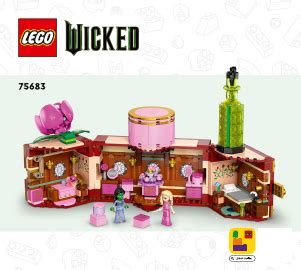 Mode Demploi Lego Set 75683 Wicked Le Dortoir De Glinda Et DElphaba