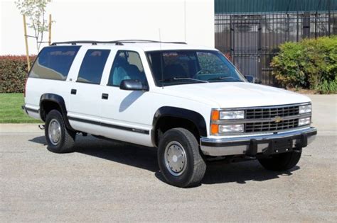 California Original 1993 Chevrolet Suburban 2500 34 Ton 4x4 100 Rust Free For Sale Photos