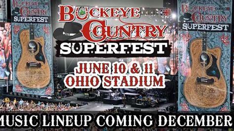 2017 Buckeye Country Superfest Lineup Announced