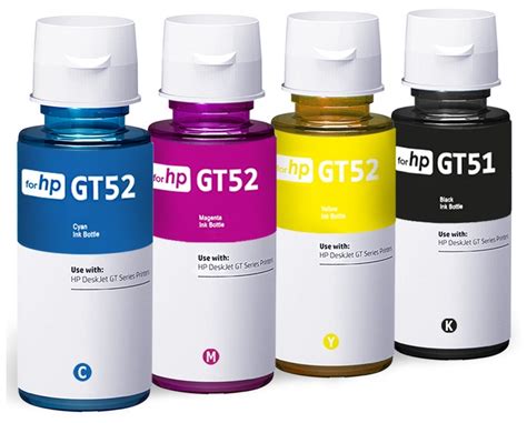 Краска для принтера hp gt51 цена — купить по низкой цене на Яндекс Маркете