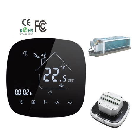 3 Speed Fan Coil Unit System Programmable Smart WiFi Thermostat