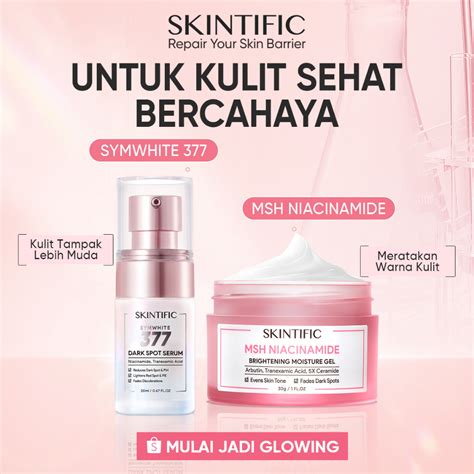 Jual SKINTIFIC 2PCS Set Brightening Anti Dark Spot Paket Skincare