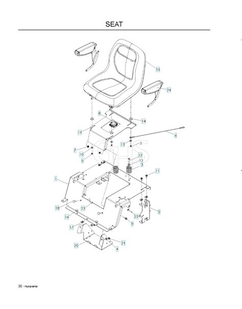 Husqvarna Lsz5424 Seat GHS