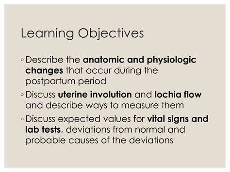 Solution Postpartum Physiologic Changes Studypool