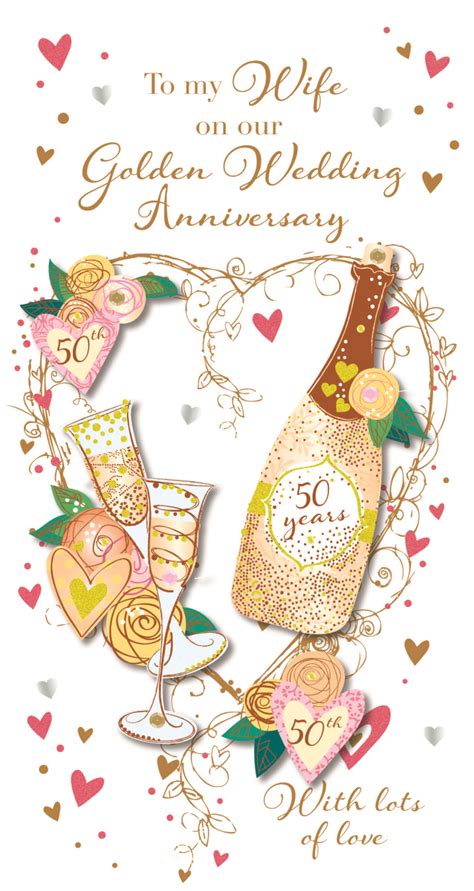 Printable 50th Wedding Anniversary Cards - Printable Templates Free