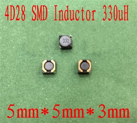 Pcs Lot Smd Power Inductors Uh D Shielded Inductor Mm