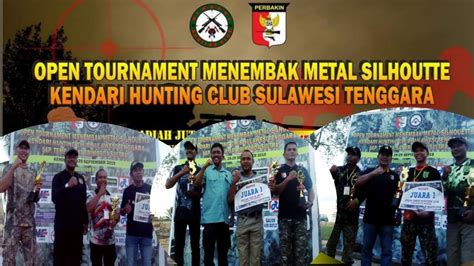 Khc Open Tournament Ke Lomba Menembak Metal Silhoutte Brimobda