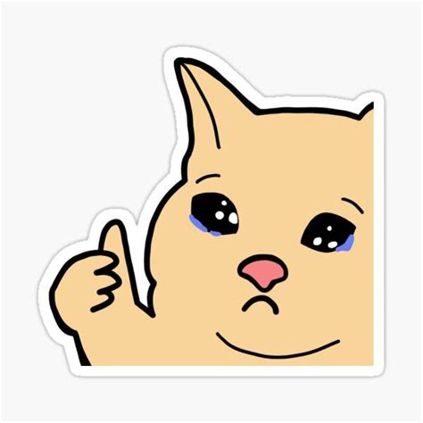 Cat Thumbs Up Meme Stickers For Sale Silly Cats Pictures Silly Cats