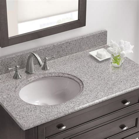 Bathroom Vanity Top With Right Offset Sink - Image of Bathroom and Closet