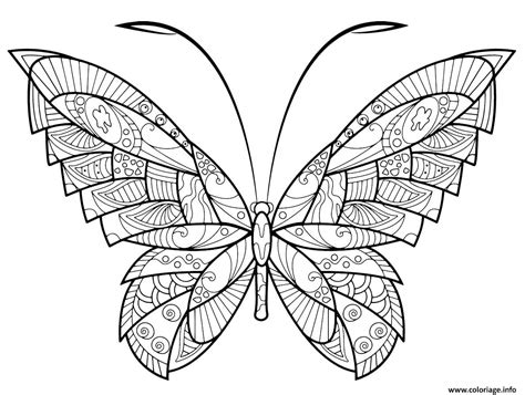 Coloriage Papillon Zentangle Jolis Motifs 17