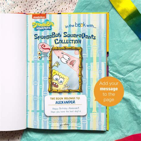 Spongebob Squarepants Collection Personalized Book