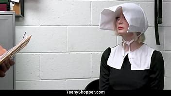 Blonde Teen Thief Caught And Fucked By Big Dick Security Guard XNXX