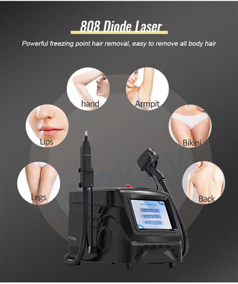 2 In 1 Picosecond Laser And 808 Hair Removal Machine Honkay