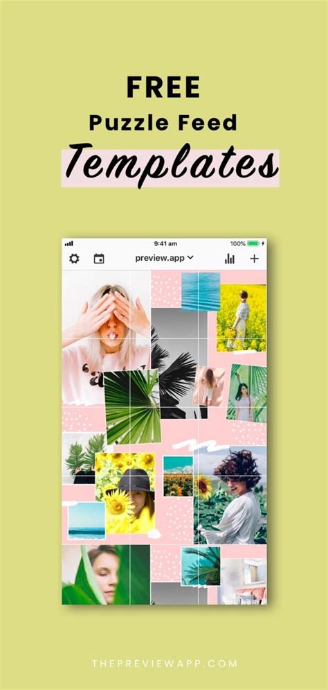 38 Instagram Puzzle Feed Canva Template