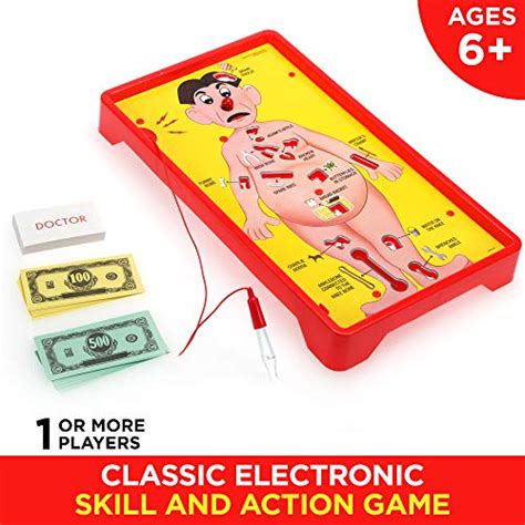 Operation Electronic Board Game With Cards Kids Skill Game Ages 6 and ...