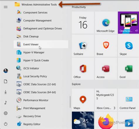 How To Find Administrative Tools In Windows 10