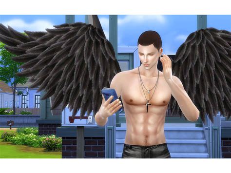 The Sims Resource S Club Ll Ts4 Angel Wings 01