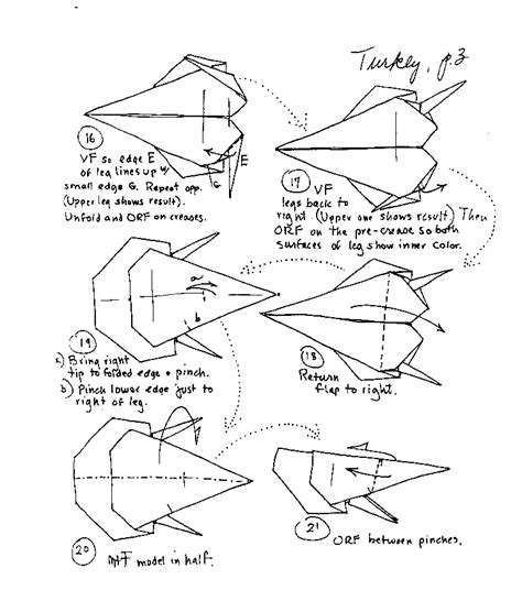 Origami Turkey Instructions Printable