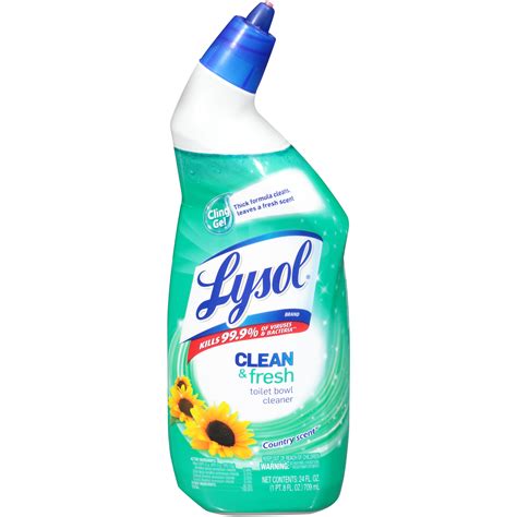 Lysol Cling Gel Toilet Bowl Cleaner Country Scent 24 Fl Oz 1 Pt 8 Fl Oz 709 Ml Food