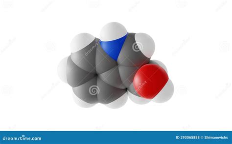 Indole 3 Carbinol Molecule Antioxidant Molecule Molecular Structure