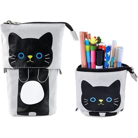 Trousse Crayons Chat Mignon Plumier Trousse Grande Papeterie Pouch