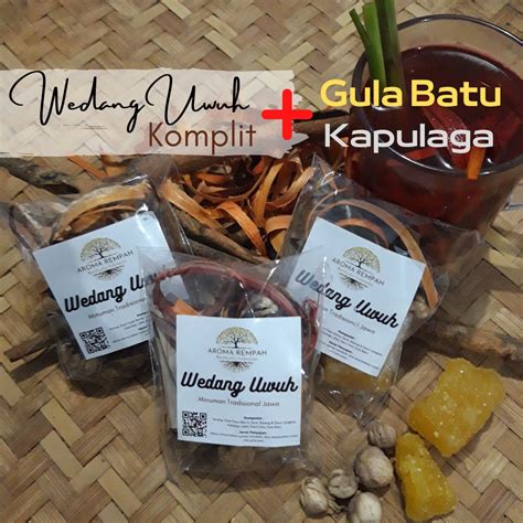 Jual Wedang Uwuh Aroma Rempah Komplit Dengan Gula Batu Kapulaga