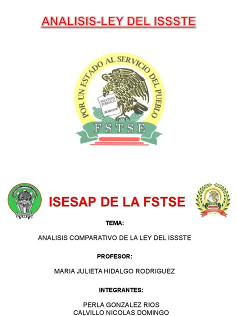 Pdf Analisis De La Ley Del Issste Para Imprimir Dokumen Tips