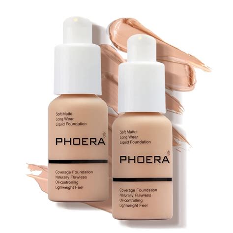 Phoera Foundation Makeup Naturally Liquid Foundation Full