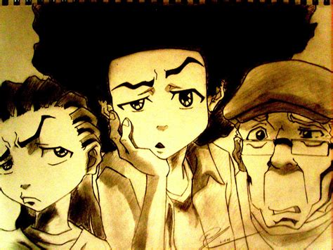 The Boondocks Wallpapers Top Free The Boondocks Backgrounds Wallpaperaccess