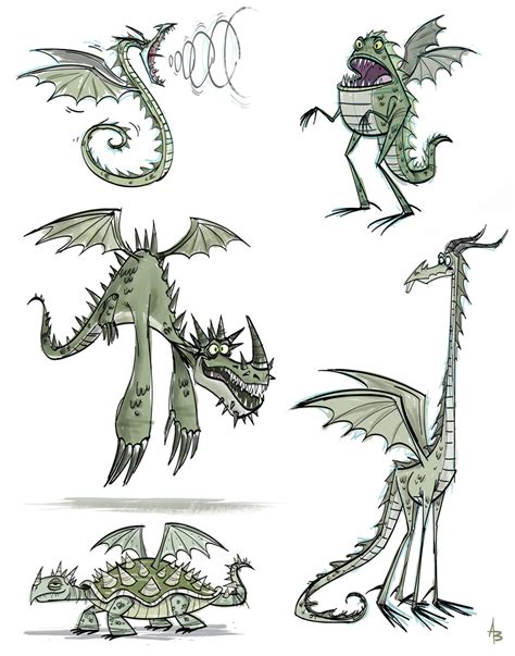 How to Train Your Dragon concept art, by Andy... - Blooming Concepts