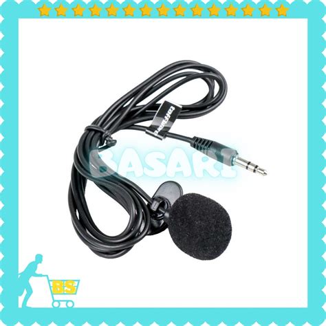 Jual Mic Clip On Exclusive Microphone 3 5mm TRRS Hp PC Laptop