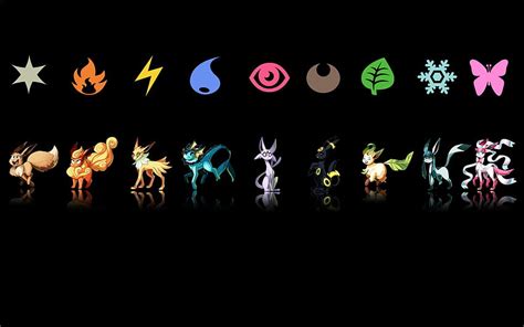 Eevee Evolutions Pokemon Evolution Hd Wallpaper Pxfuel