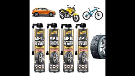 Kit Spray Reparador Instant Neo De Furo Pneu P Carro Moto Youtube