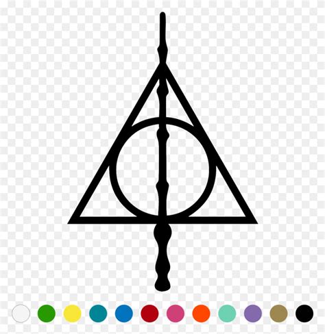 Deathly Hallows Harry Potter Symbol, Triangle, Bow, Lamp HD PNG ...