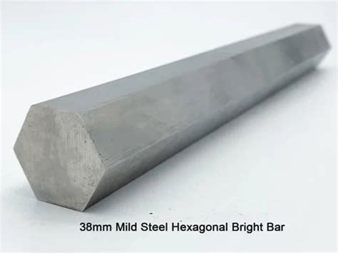 Mm Mild Steel Hexagonal Bright Bar For Construction At Kg In