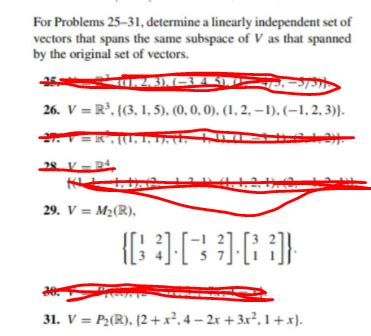 Solved For Problems 25 31 Determine A Linearly Independent Chegg