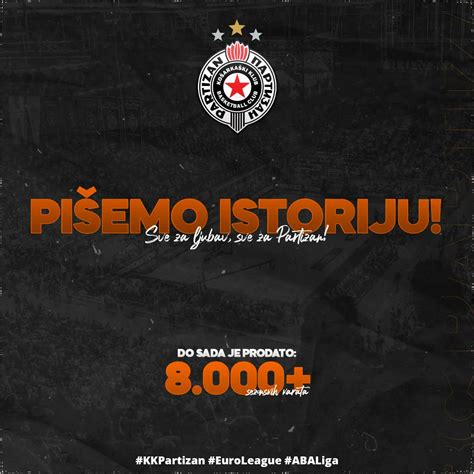 Kk Partizan Mozzart Bet On Twitter Nema Kraja Na Oj Ljubavi Do