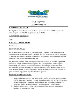 Fillable Online HUD S HQS AND DHCD INSPECTION REQUIREMENTS Fax