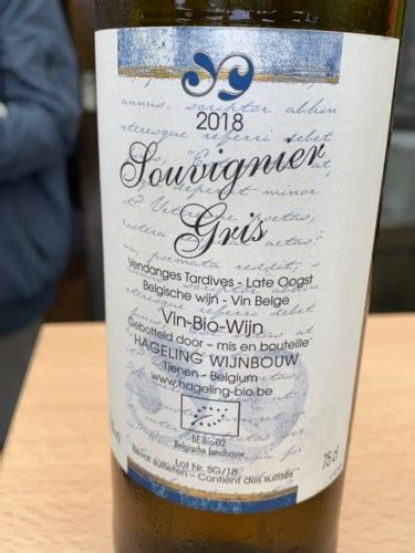 Hageling Wijnbouw Souvignier Gris Vivino US