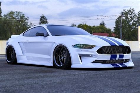 New Clinched Flares Wide Body Kit For 2018 Ford Mustang At CARiD