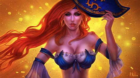 Hd Wallpaper Video Game League Of Legends Miss Fortune League Of Legends Wallpaper Flare