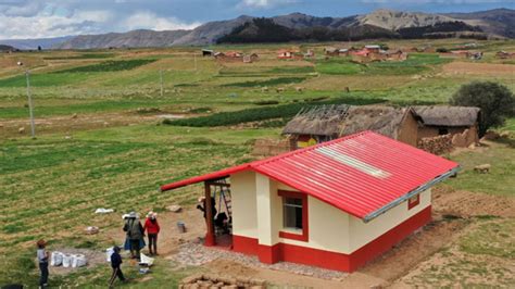 Construirán 25 mil viviendas rurales bioclimáticas en los Andes