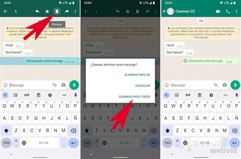 Cómo Eliminar Un Mensaje De Whatsapp Para Que Nadie Lo Vea