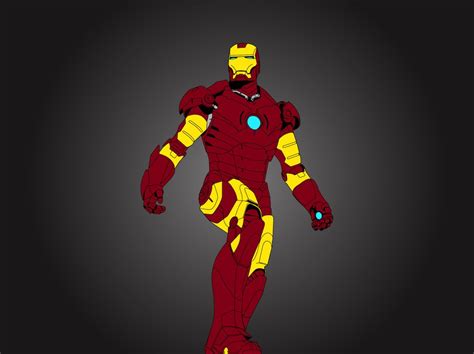 Iron Man Vector Vector Art & Graphics | freevector.com