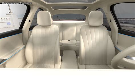 Red Luxury Sedan Simple Interior 3D Model $99 - .3ds .blend .c4d .max ...